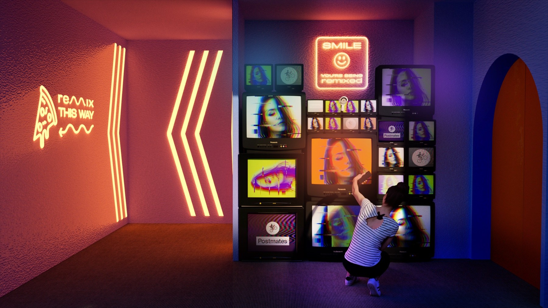 Postmates Pizza Remix activation