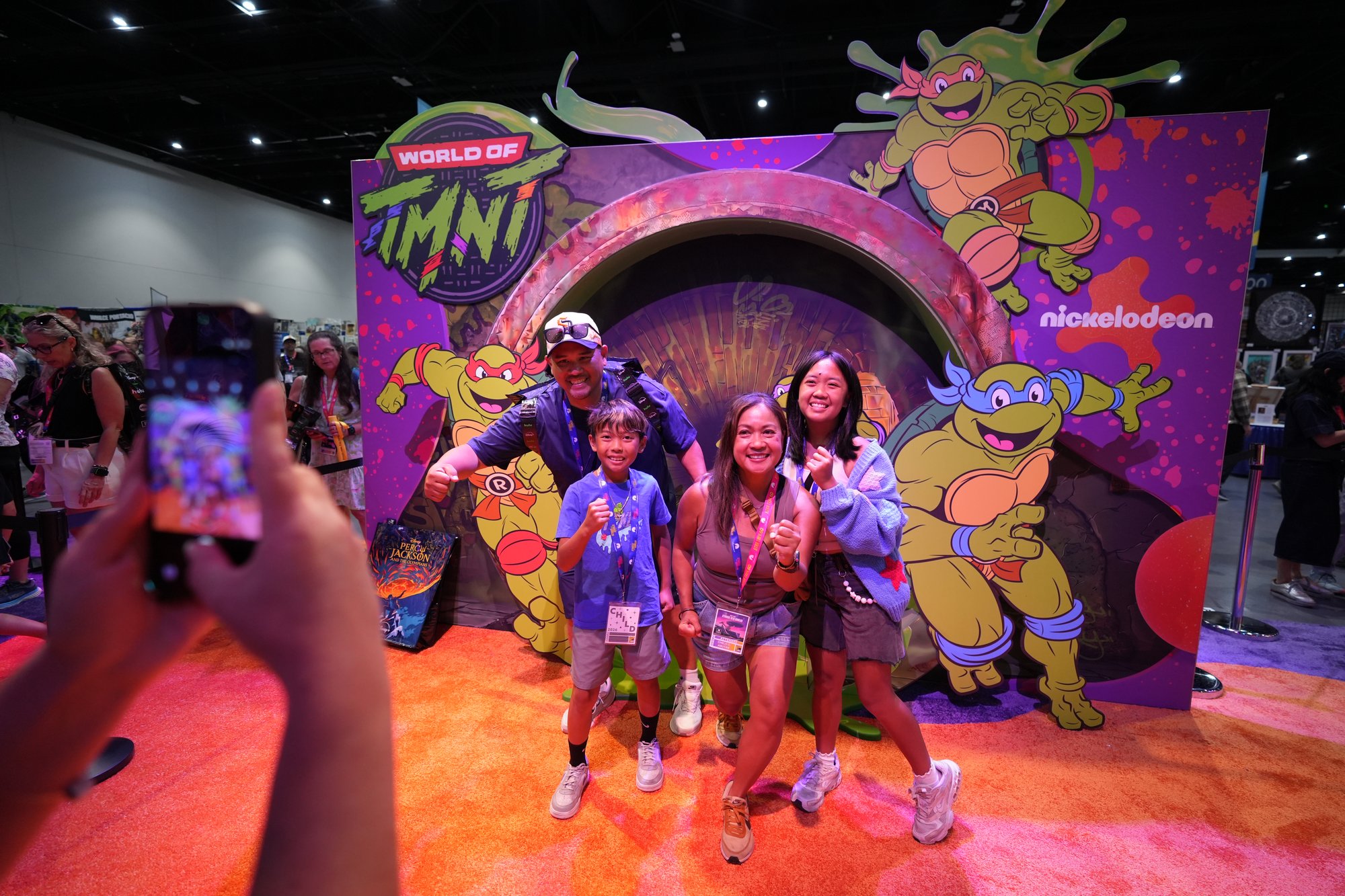 World of TMNT photo op