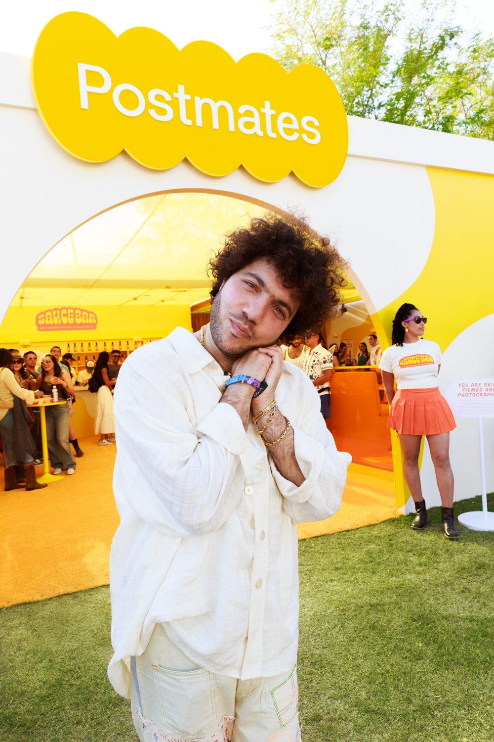 Benny Blanco at the Sauce Bar
