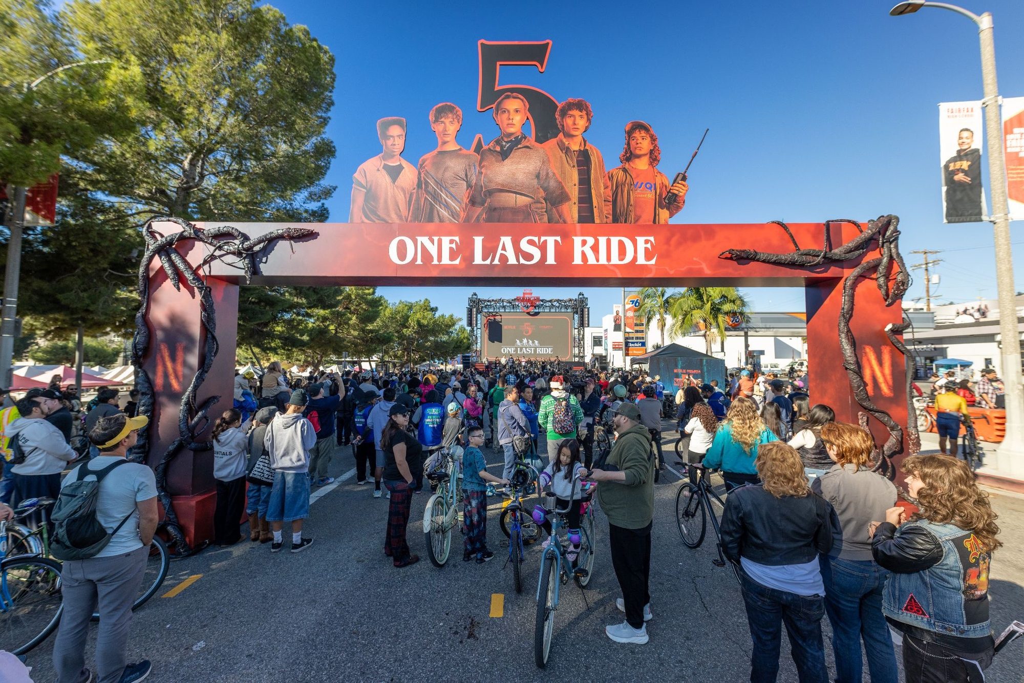 Stranger Things 5 — One Last Ride entry arch
