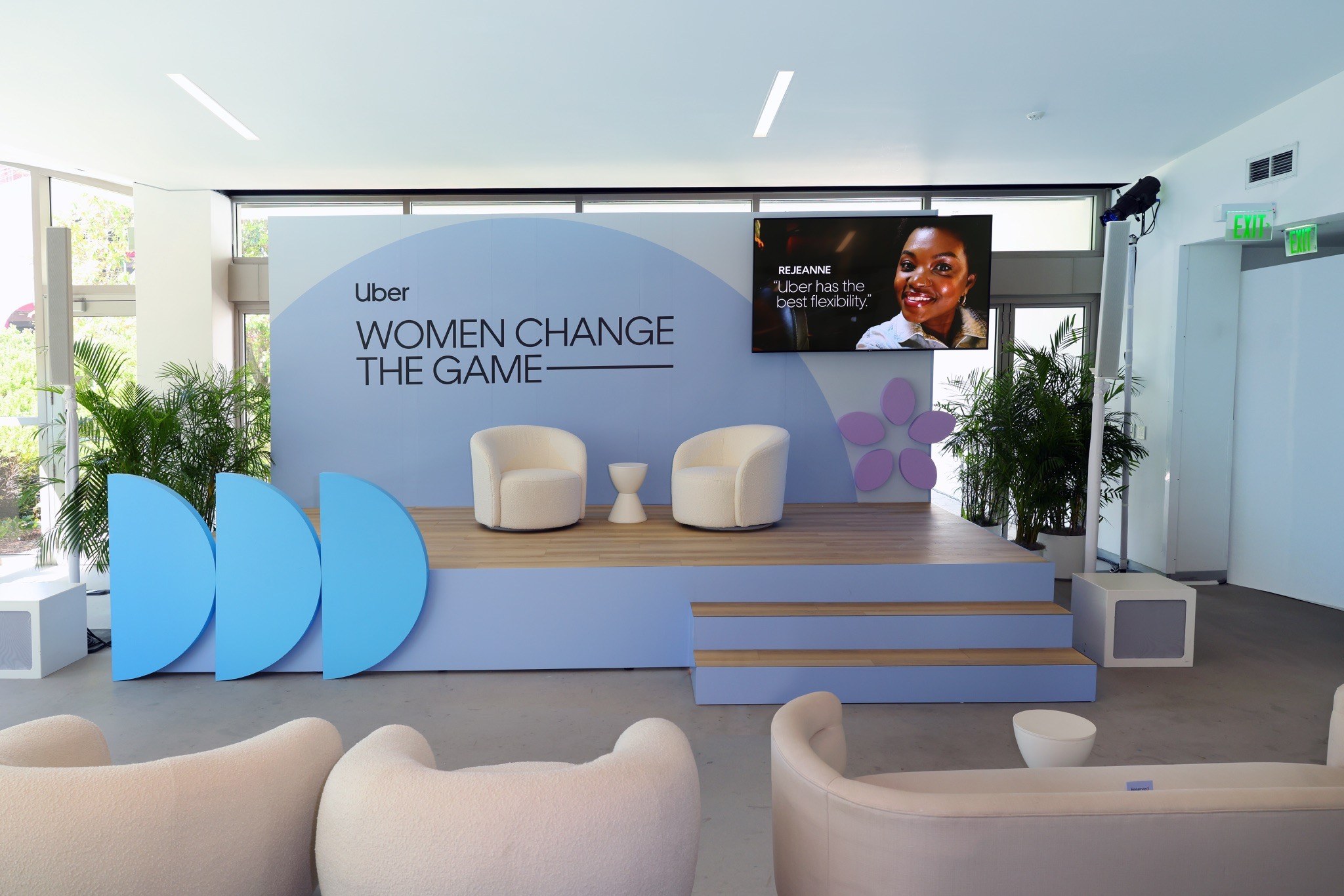 Uber Women Change the Game story wall