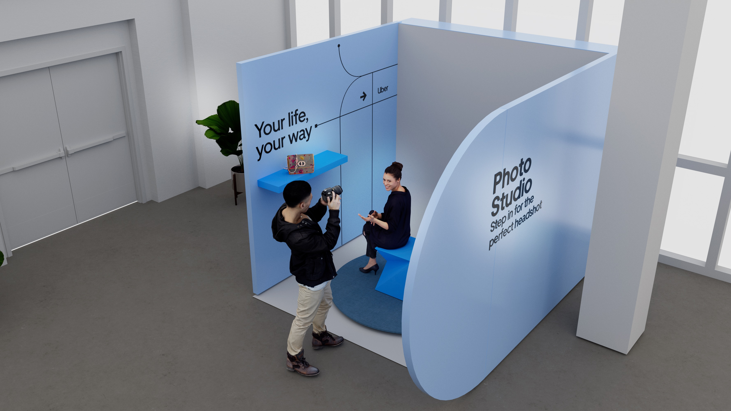 Uber arch entrance