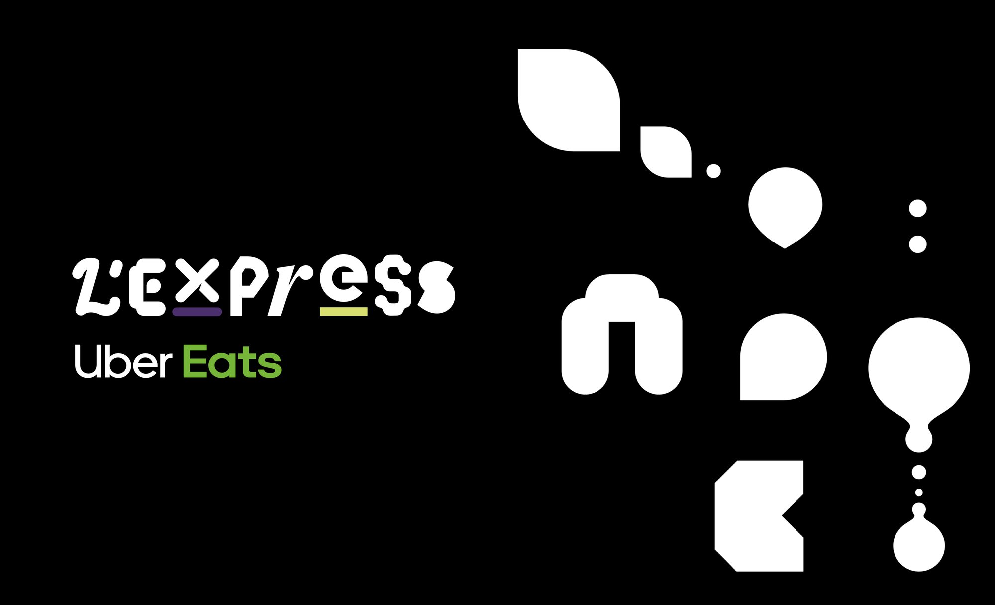 L'Express identity for Uber Eats